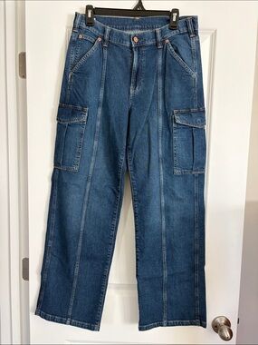 Gap '90s Loose Denim Cargo Mid Rise Jean